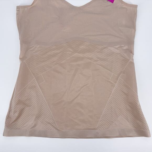 NEW SPANX SPANXshape™ Invisible Cami Size Large Champagne Beige Smoothing NWT - Picture 3 of 11